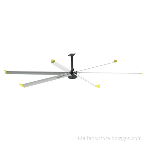Industrial permanent magnet motor ceiling fan